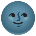 nieuwe maan met gezicht