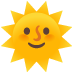 zon met gezicht