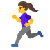 女跑者
