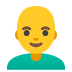 男人：禿頭