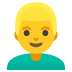 金髮男