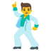 男人跳著舞