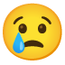cara llorando