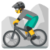 男登山車手