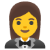 穿燕尾服的女子
