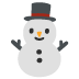 sneeuwpop zonder sneeuwvlokken